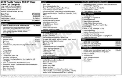 2025 Toyota Tacoma TRD Off-Road