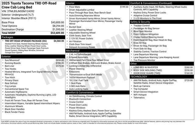 2025 Toyota Tacoma TRD Off-Road