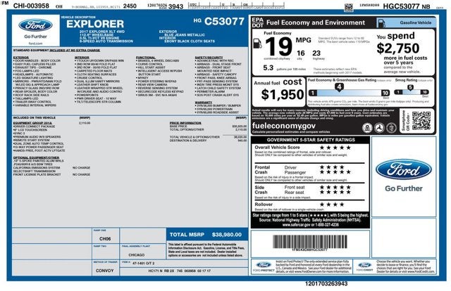 2017 Ford Explorer XLT