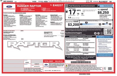 2024 Ford Ranger Raptor