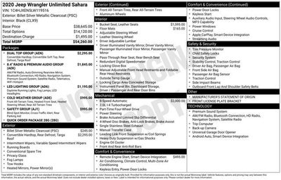 2020 Jeep Wrangler Unlimited Sahara