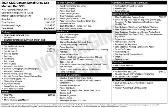 2024 GMC Canyon 4WD Denali