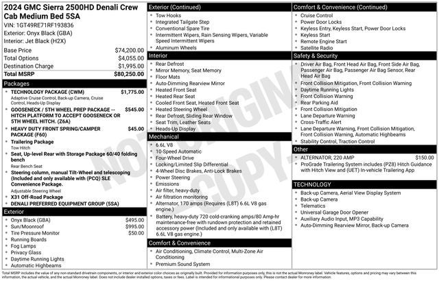 2024 GMC Sierra 2500HD Denali