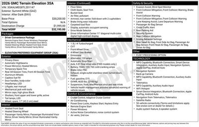 2026 GMC Terrain FWD Elevation