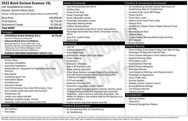 2023 Buick Enclave Essence