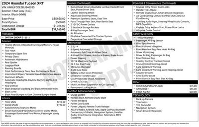 2024 Hyundai Tucson XRT