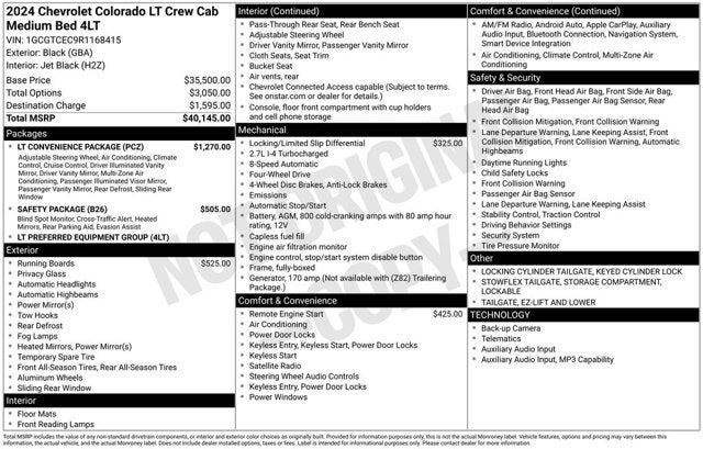 2024 Chevrolet Colorado 4WD LT