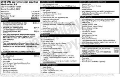 2022 GMC Canyon 4WD Elevation