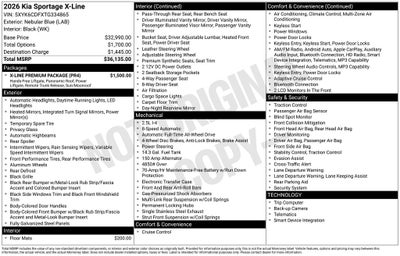 2026 Kia Sportage X-Line