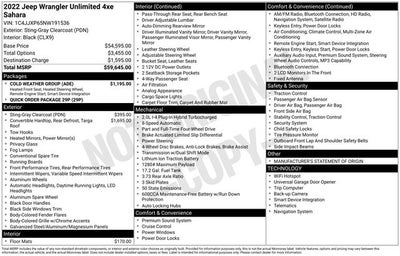 2022 Jeep Wrangler Unlimited Sahara 4xe
