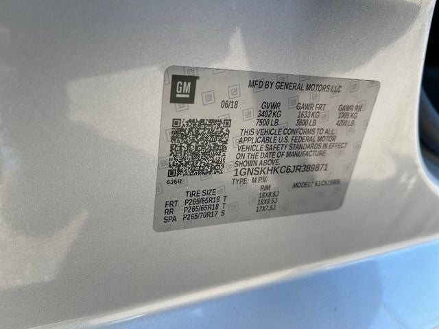 2018 Chevrolet Suburban LT