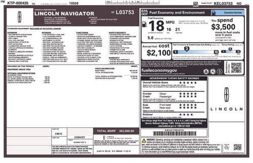 2019 Lincoln Navigator L Reserve