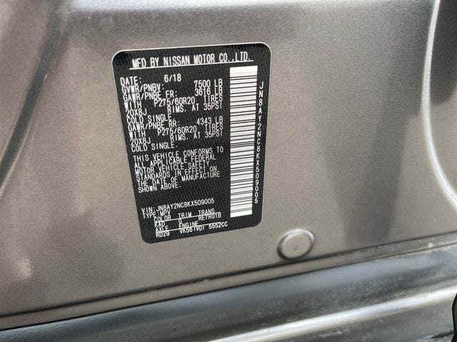 2019 Nissan Armada SL