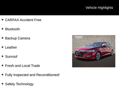 2019 Honda Accord Hybrid Touring