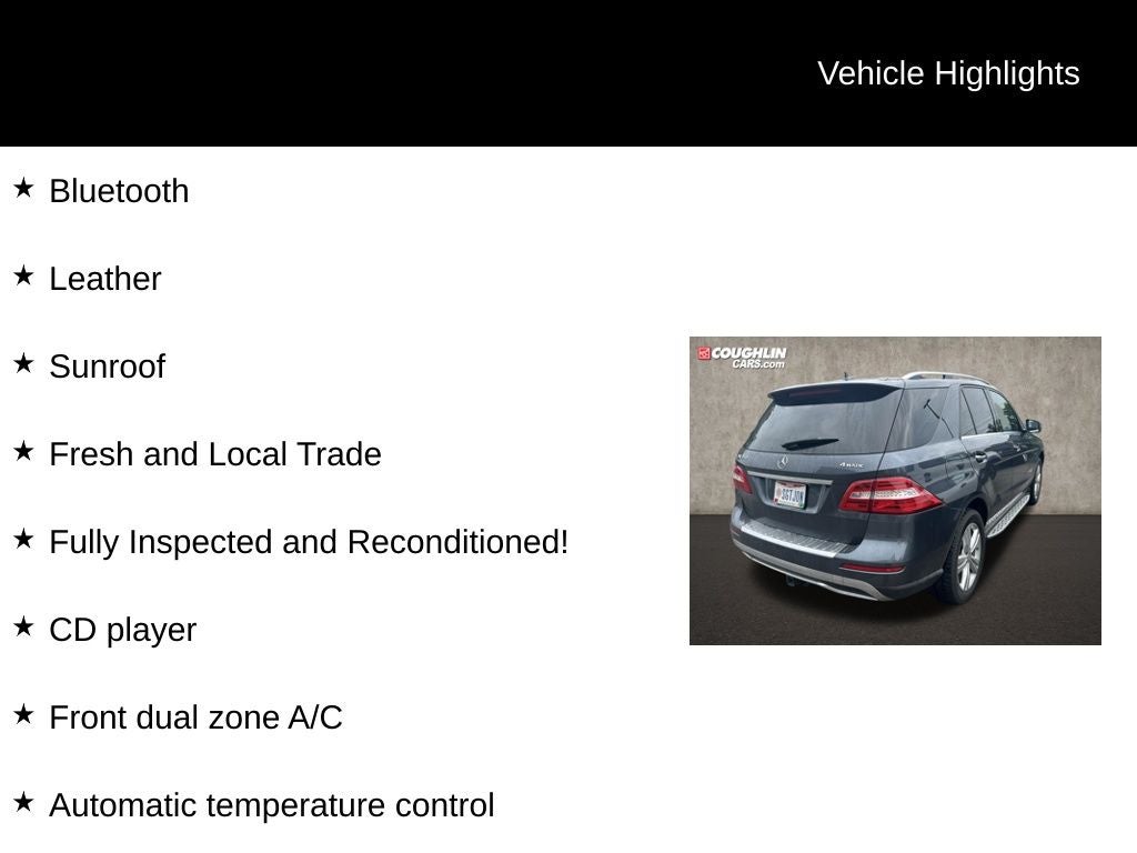 2015 Mercedes-Benz M-Class ML 350 4MATIC®