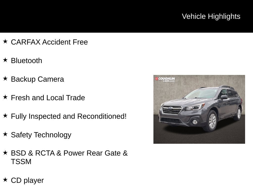 2019 Subaru Outback 2.5i Premium