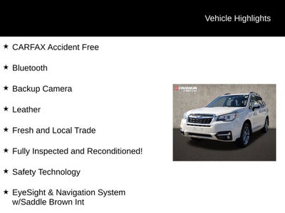 2017 Subaru Forester 2.5i Touring