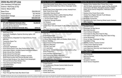2026 Kia K5 GT-Line