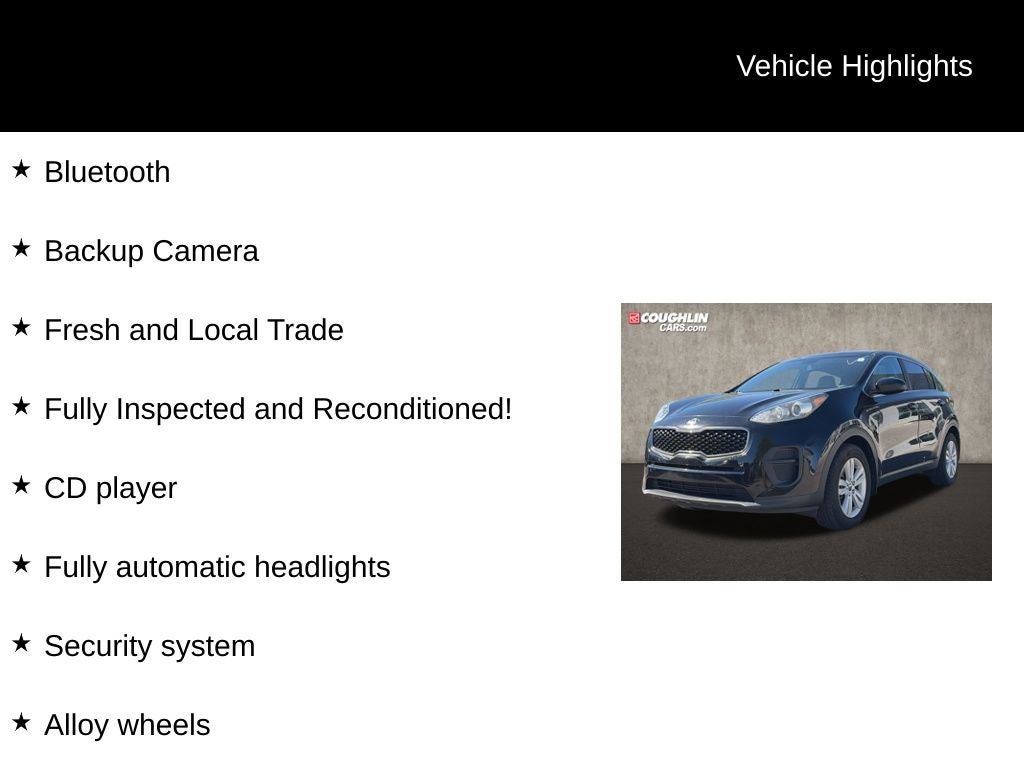 Used 2017 Kia Sportage LX with VIN KNDPM3AC1H7276090 for sale in Lewis Center, OH