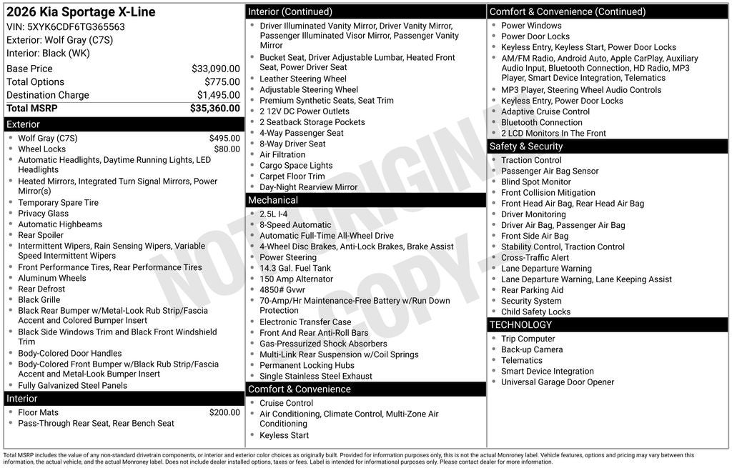 2026 Kia Sportage X-Line
