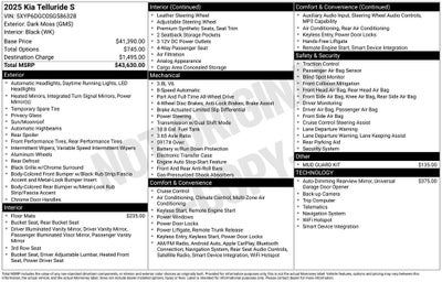 2025 Kia Telluride S