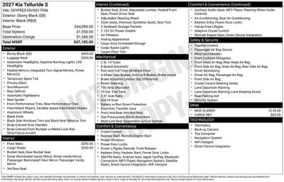 2027 Kia Telluride S