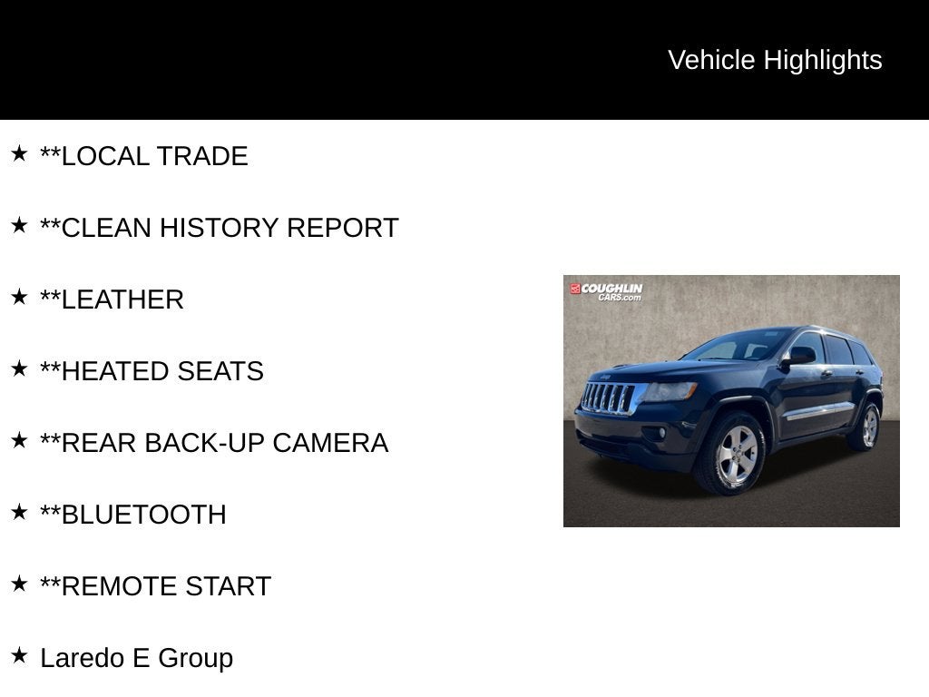 2012 Jeep Grand Cherokee Laredo