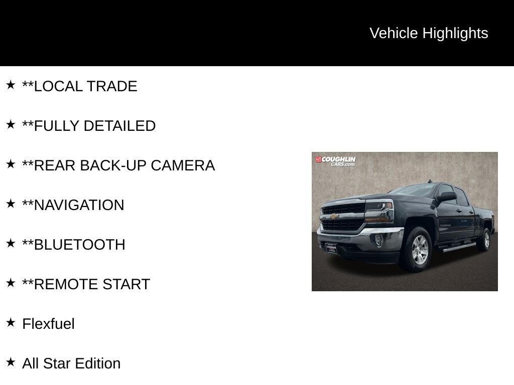 2017 Chevrolet Silverado 1500 LT LT1