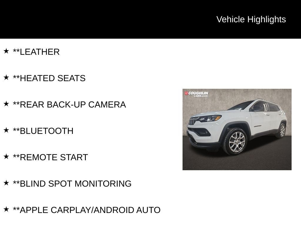2022 Jeep Compass Latitude Lux