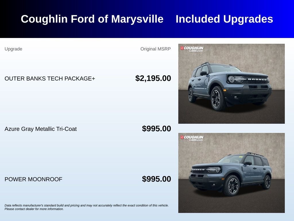 2026 Ford Bronco Sport Outer Banks