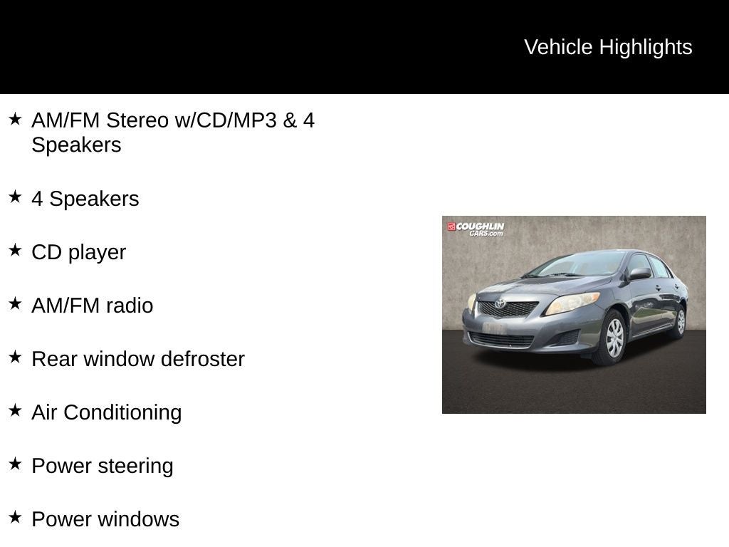 2010 Toyota Corolla Base
