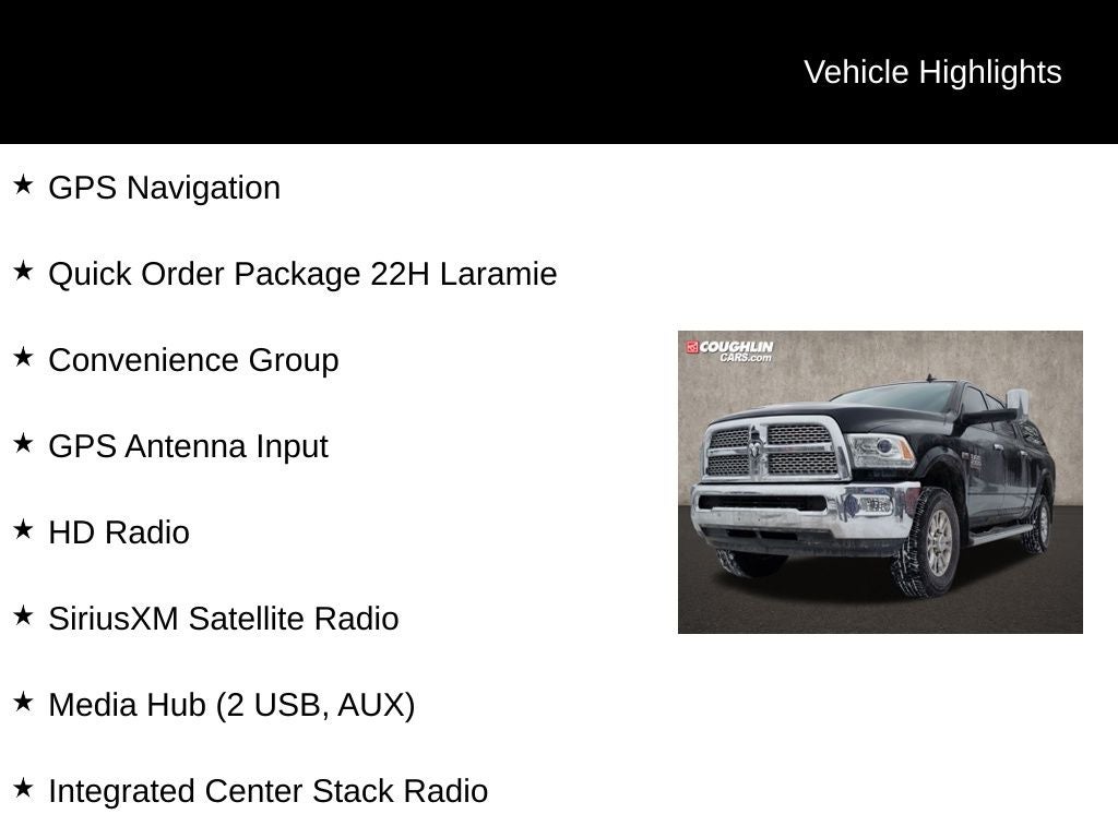 2018 RAM 2500 Laramie