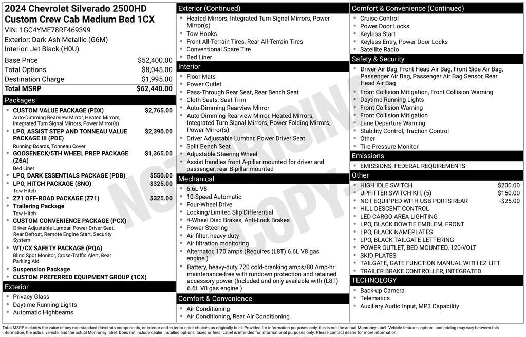 2024 Chevrolet Silverado 2500 HD Custom