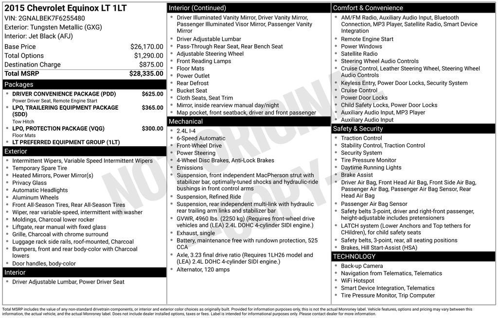 2015 Chevrolet Equinox LT