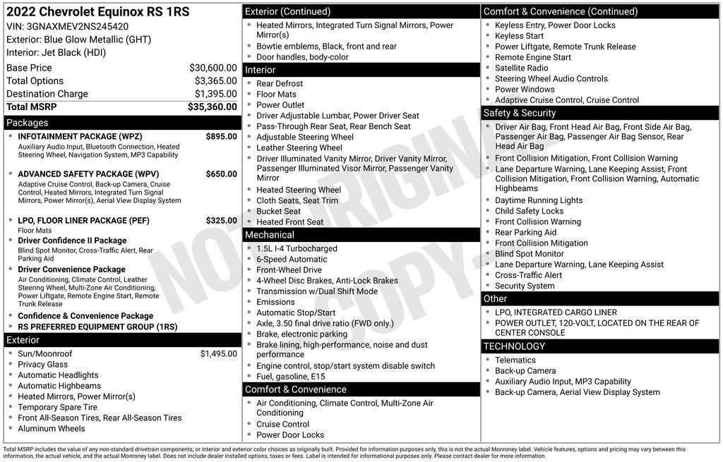2022 Chevrolet Equinox RS