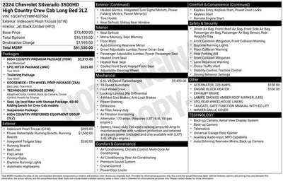 2024 Chevrolet Silverado 3500 HD High Country DRW