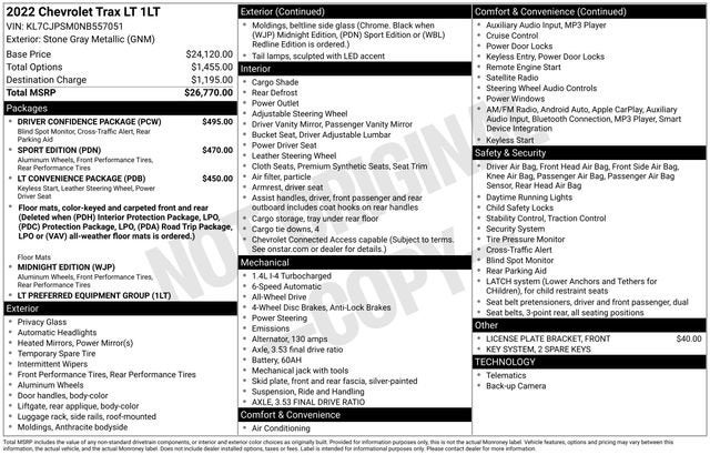 2022 Chevrolet Trax LT