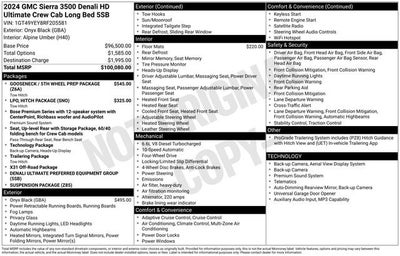 2024 GMC Sierra 3500 HD Denali Ultimate DRW