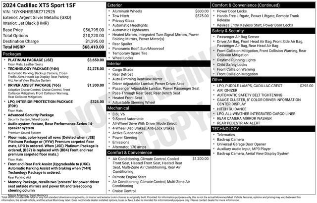 2024 Cadillac XT5 Sport
