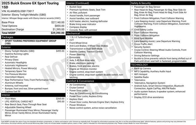 2025 Buick Encore GX Sport Touring