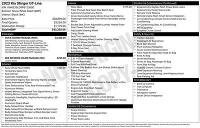 2023 Kia Stinger GT-Line